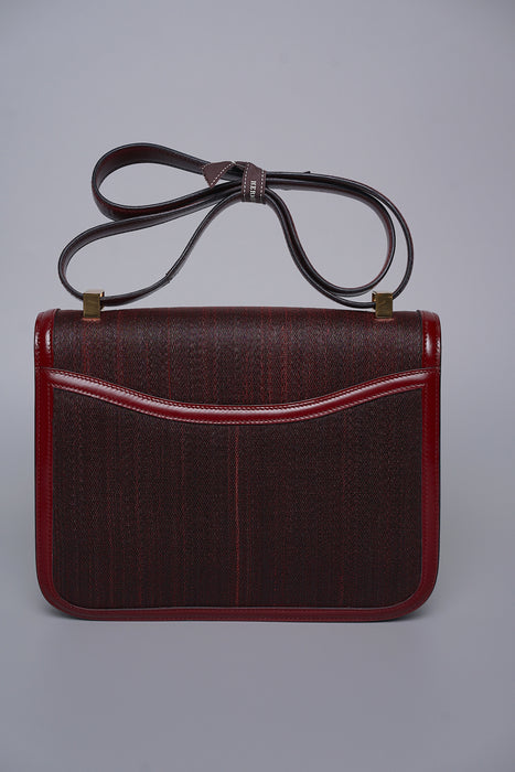 Hermes Constance 23 in Rouge H Crinoline Ghw