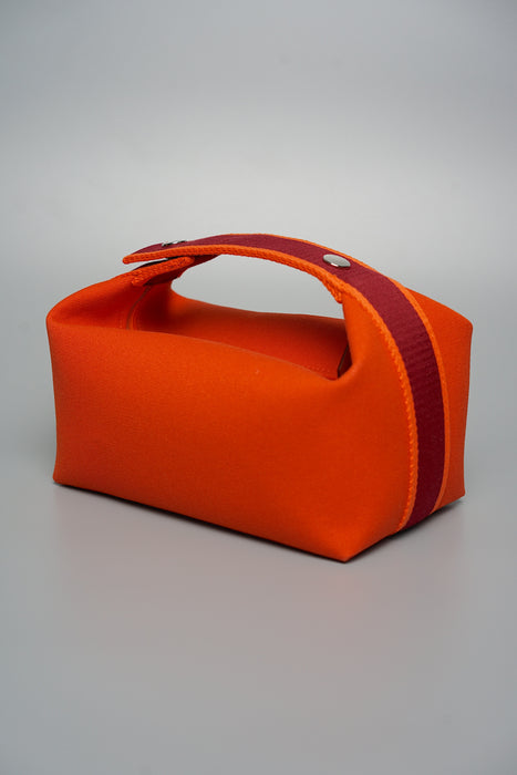 Hermes Bride-a-Brac Case, Small Model in Orange Feu Phw (Brand New)