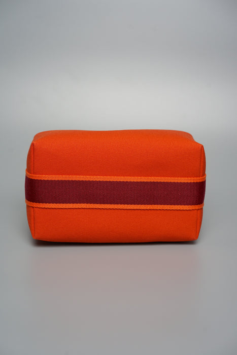 Hermes Bride-a-Brac Case, Small Model in Orange Feu Phw (Brand New)