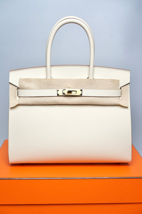 Hermes Birkin 30 Sellier in Craie Ghw