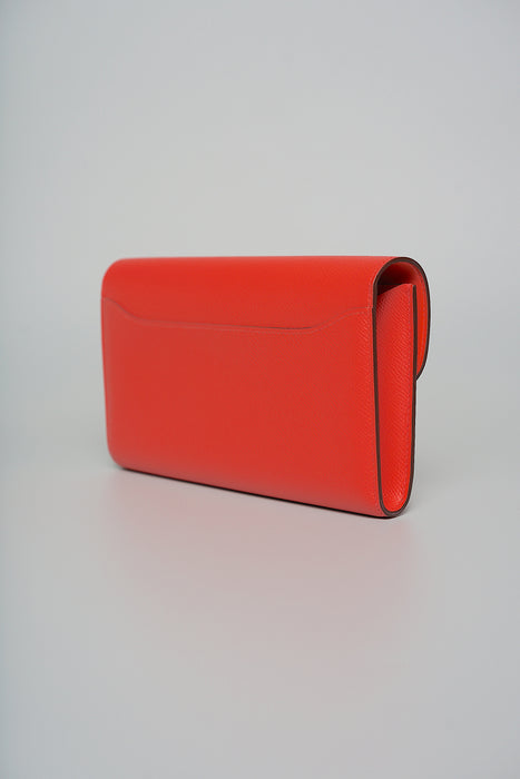 Hermes Constance Wallet in Rose Jaipur Phw (Brand New)