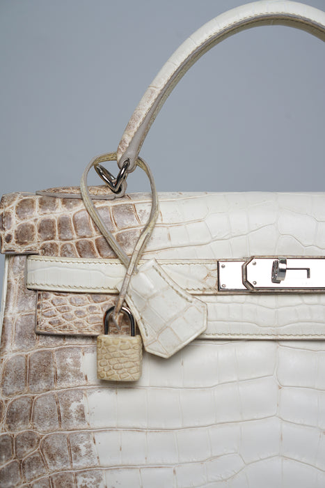 Hermes kelly 32 Himalayan Matte Niloticus Phw