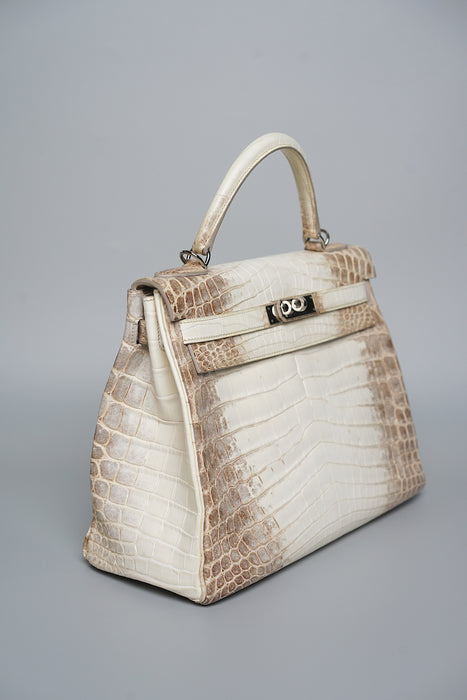 Hermes kelly 32 Himalayan Matte Niloticus Phw