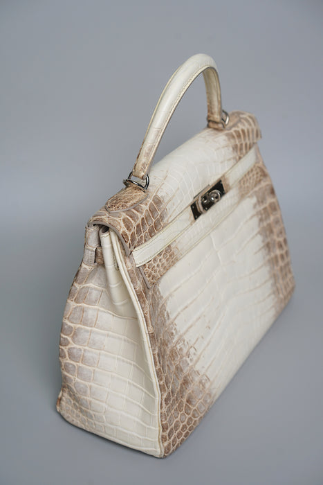 Hermes kelly 32 Himalayan Matte Niloticus Phw