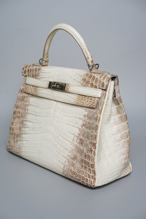 Hermes kelly 32 Himalayan Matte Niloticus Phw