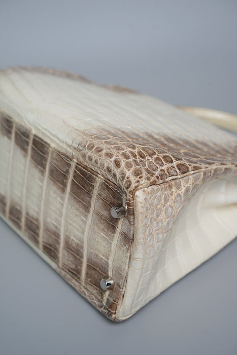 Hermes kelly 32 Himalayan Matte Niloticus Phw