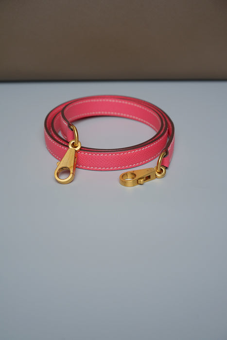 Hermes Kelly 28 HSS Sellier in Etoupe/Rose Azalea Bghw