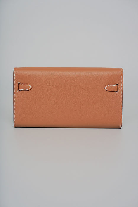 Hermes Kelly To Go in Gold Evercolor Ghw (Brand New)