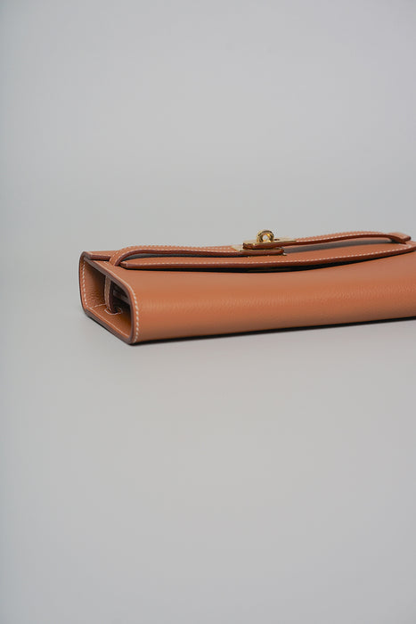 Hermes Kelly To Go in Gold Evercolor Ghw (Brand New)