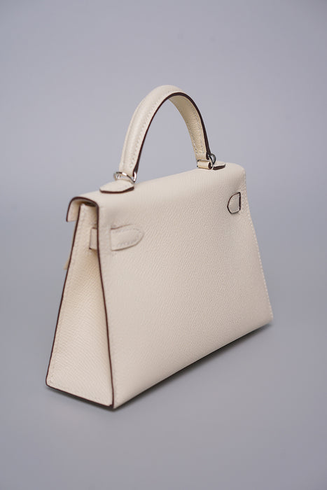 Hermes Kelly 20 Epsom in Nata Phw (Brand New)