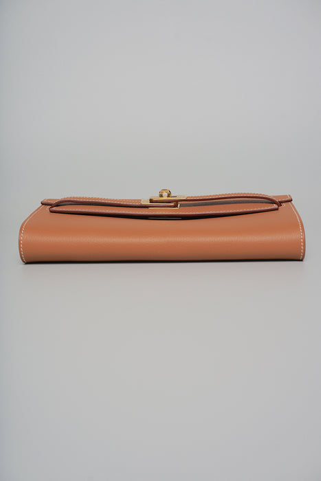 Hermes Kelly To Go in Gold Evercolor Ghw (Brand New)