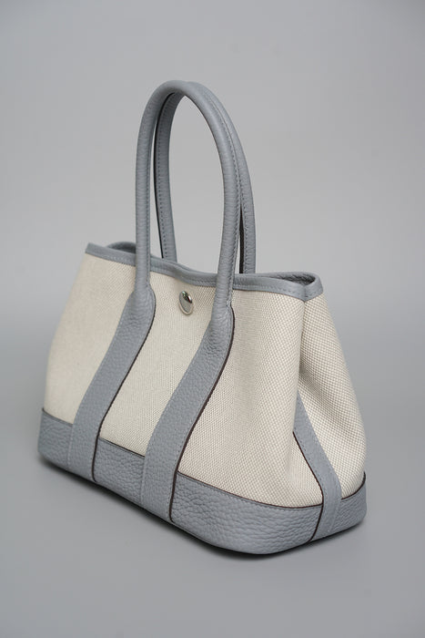 Hermes Mini Garden Party 23 in Glacier/Gris Pantin Phw (Brand New)