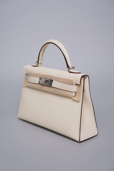 Hermes Kelly 20 Epsom in Nata Phw (Brand New)