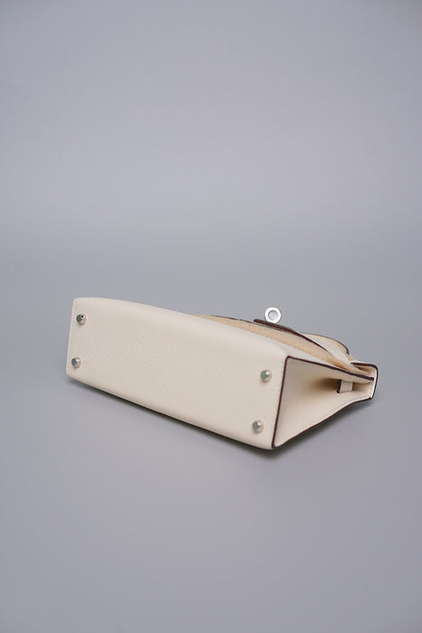 Hermes Kelly 20 Epsom in Nata Phw (Brand New)