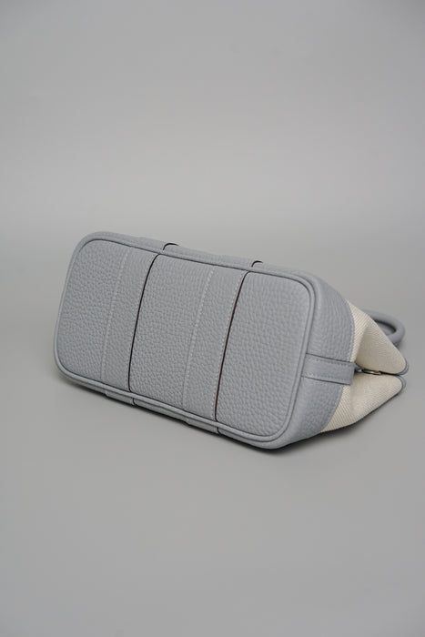 Hermes Mini Garden Party 23 in Glacier/Gris Pantin Phw (Brand New)