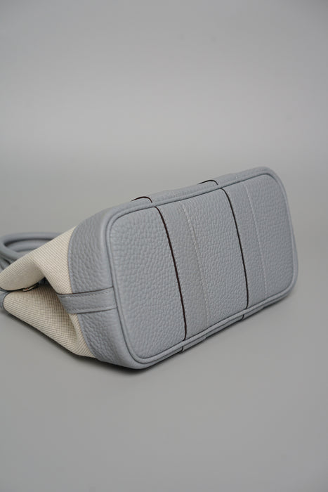 Hermes Mini Garden Party 23 in Glacier/Gris Pantin Phw (Brand New)