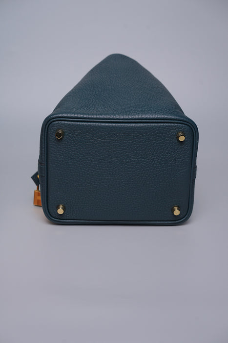 Hermes Picotin 18 in Vert Cypress Ghw