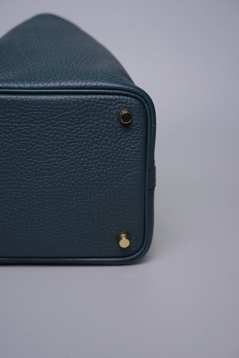 Hermes Picotin 18 in Vert Cypress Ghw