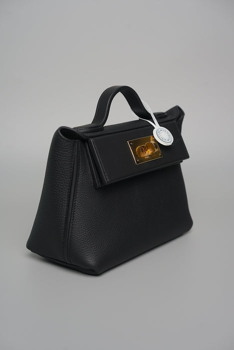 Hermes 2424-21 black swift / togo ghw (Brand New)