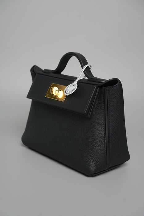 Hermes 2424-21 black swift / togo ghw (Brand New)