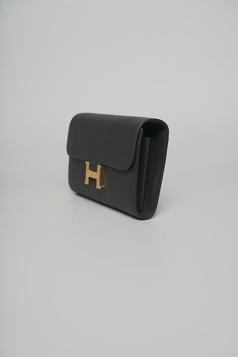 Hermes Constance To Go in Black Epsom Ghw (Brand New)