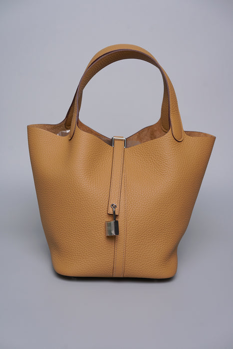 Hermes Picotin 22 in Biscuit Phw (Brand New)