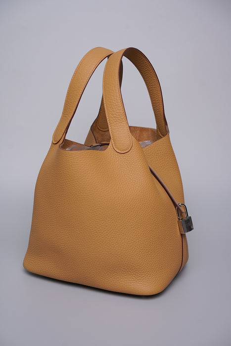 Hermes Picotin 22 in Biscuit Phw (Brand New)