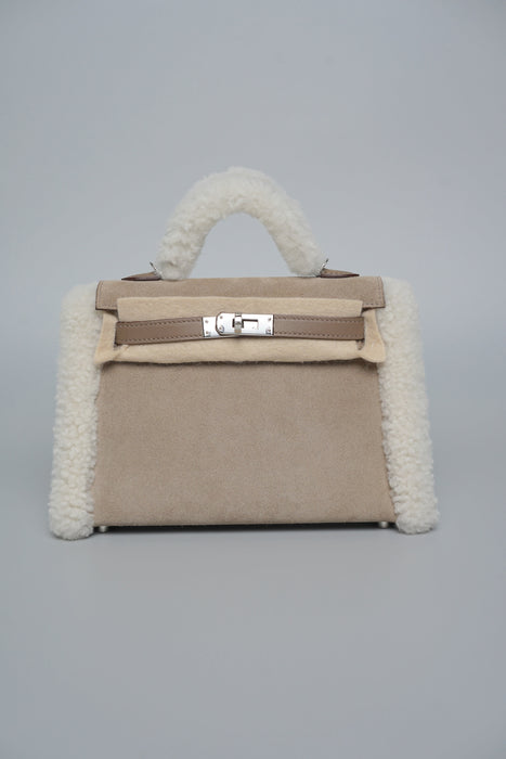 Hermes Kelly 20 Teddy Grizzly in Etoupe Phw (Brand New)