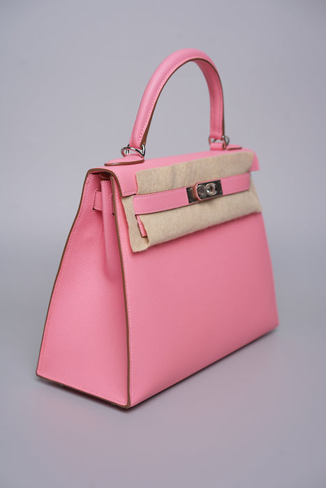 Hermes Kelly 28 Sellier in Rose Confetti Phw