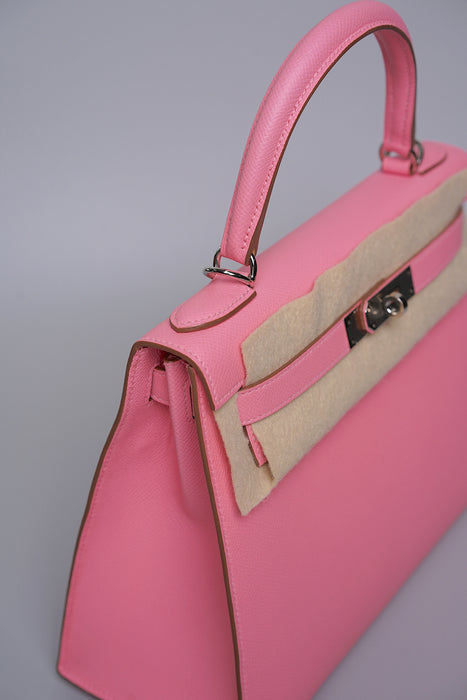 Hermes Kelly 28 Sellier in Rose Confetti Phw
