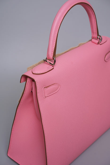 Hermes Kelly 28 Sellier in Rose Confetti Phw