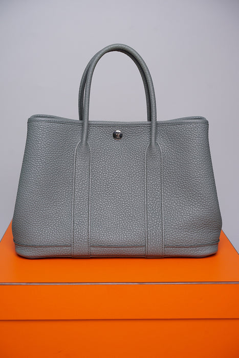 Hermes Garden Party 30 in Vert Amande Phw