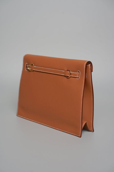 Hermes Kelly Danse in Gold Evercolor Ghw (Brand New)