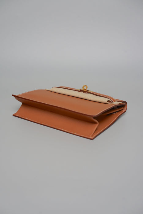 Hermes Kelly Danse in Gold Evercolor Ghw (Brand New)