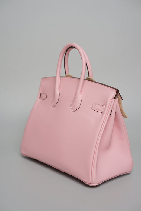 Hermes Birkin 25 in Rose Sakura Swift Phw (Brand New)