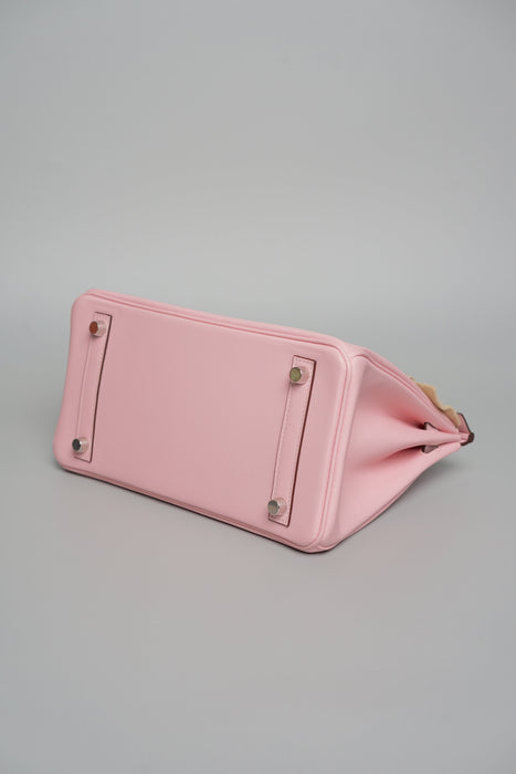 Hermes Birkin 25 in Rose Sakura Swift Phw (Brand New)
