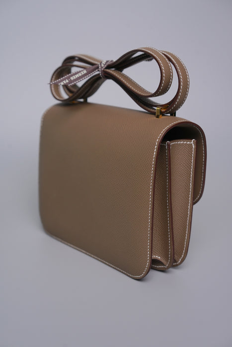 Hermes Constance 18 in Etoupe Epsom Ghw (Brand New)