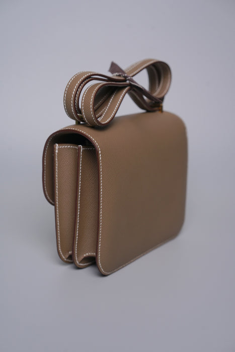 Hermes Constance 18 in Etoupe Epsom Ghw (Brand New)