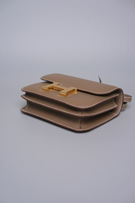 Hermes Constance 18 in Etoupe Epsom Ghw (Brand New)