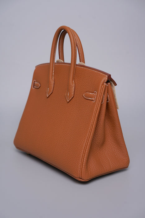 Hermes Birkin 25 in Gold Togo Ghw (Brand New)