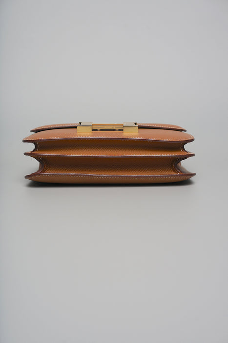 Hermes Constance 18 in Gold Ghw