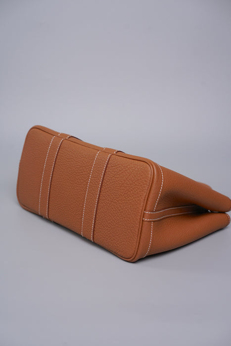 Hermes Garden Party 30 in Gold Phw