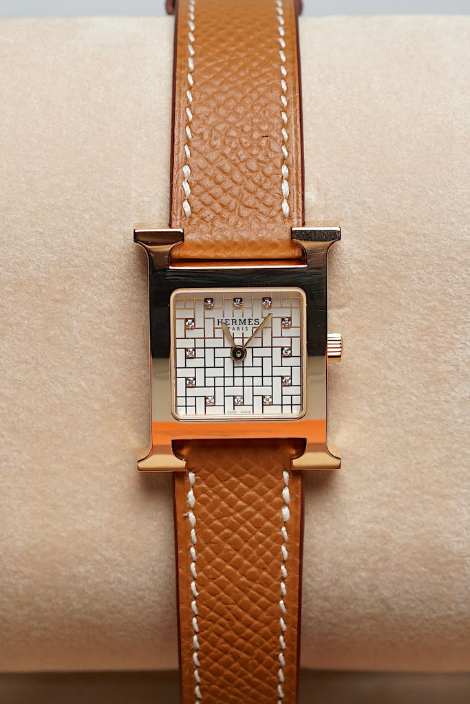 Hermes Heure H PM Watch in Gold (Brand New)– ORANGEPORTER display picture 3