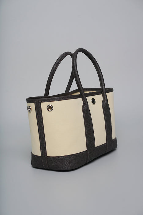 Hermes Mini Garden Party in Vanilla / Bai Brun Phw (Brand New)