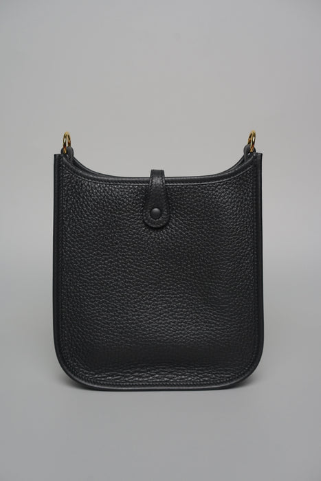 Hermes Mini Evelyne in Noir Ghw (Brand New)