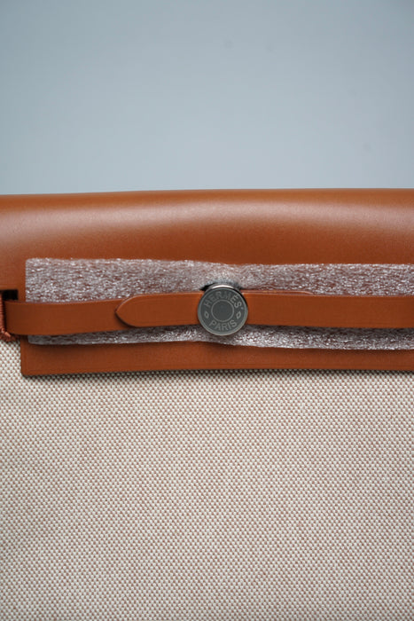 Hermes Mini Herbag in Fauve Phw (Brand New)
