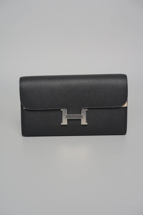 Hermes Constance To Go in Noir Epsom Phw (Brand New)