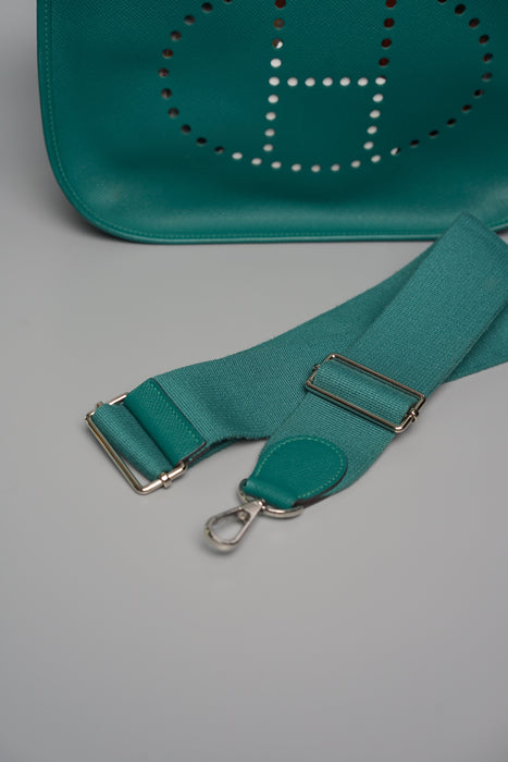 Hermes Evelyne 33 in Malachite Phw