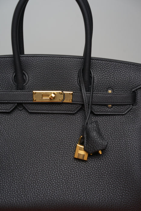 Hermes Birkin 30 in Black Togo Ghw (Brand New)