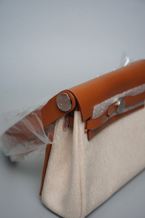 Hermes Mini Herbag in Fauve Phw (Brand New)